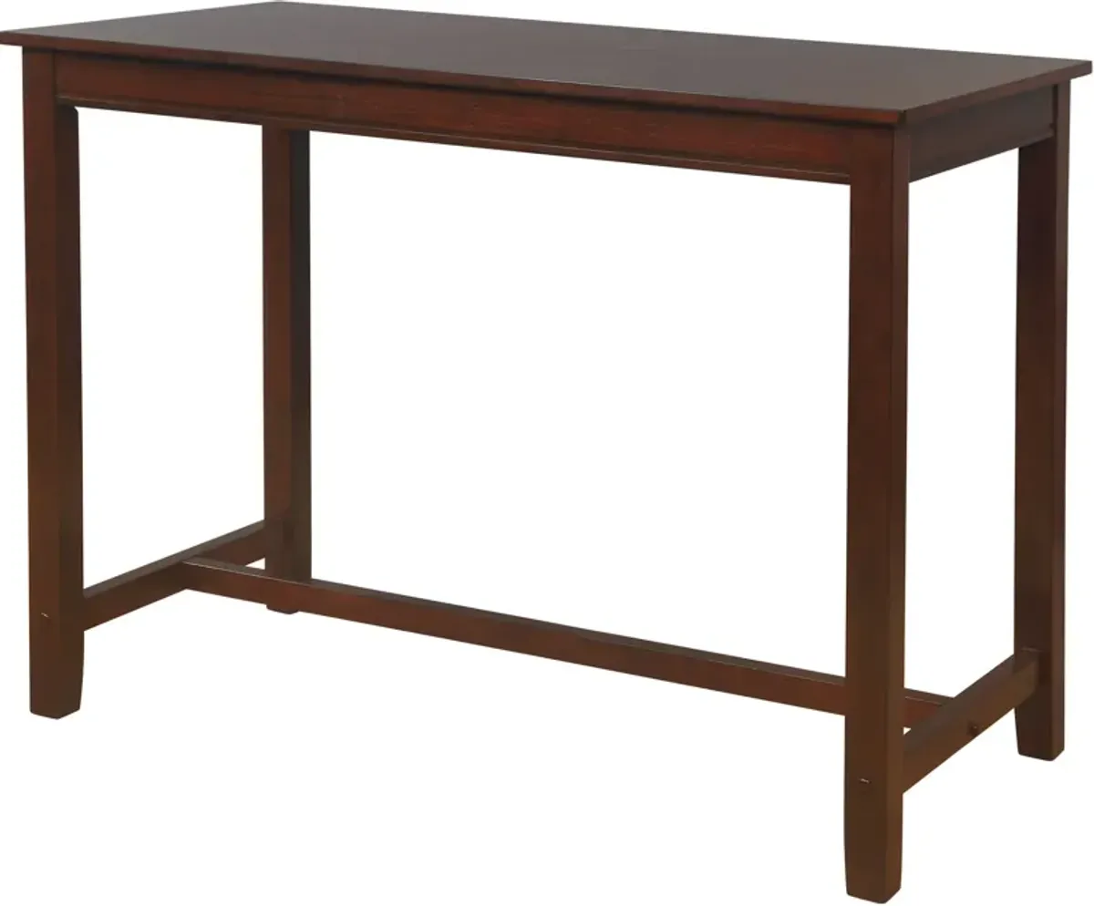 Wilcox Counter-Height Table - Brown