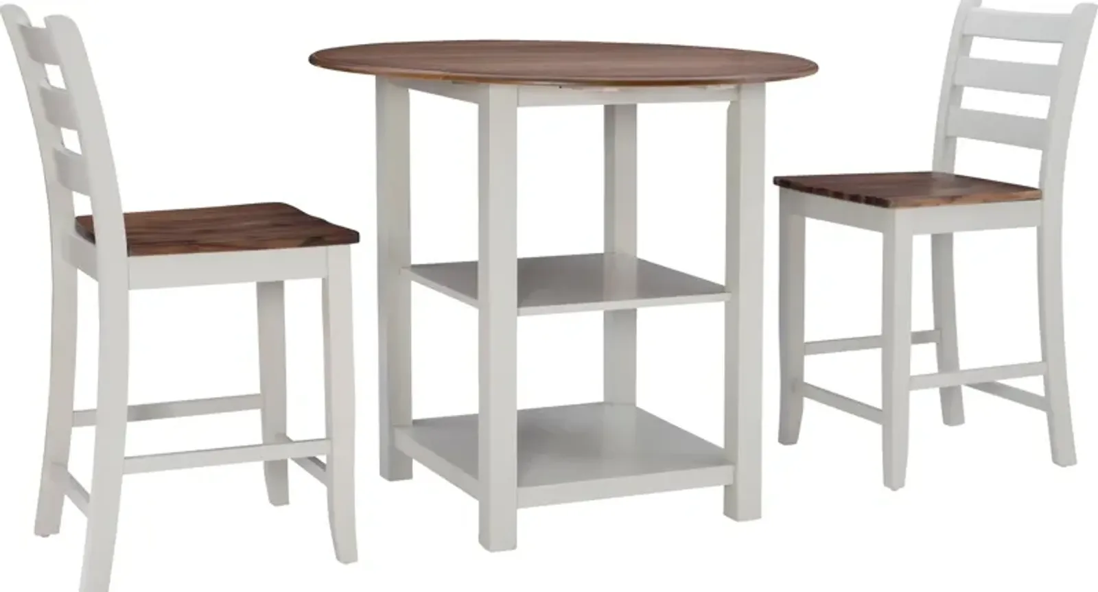 Levy 3-Piece Counter-Height Dining Set - Gray