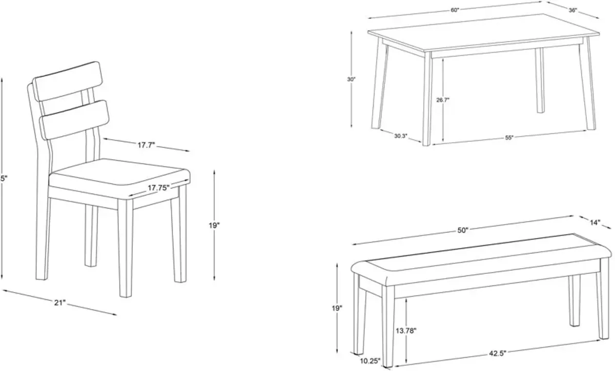 Moira 6-Piece Dining Set