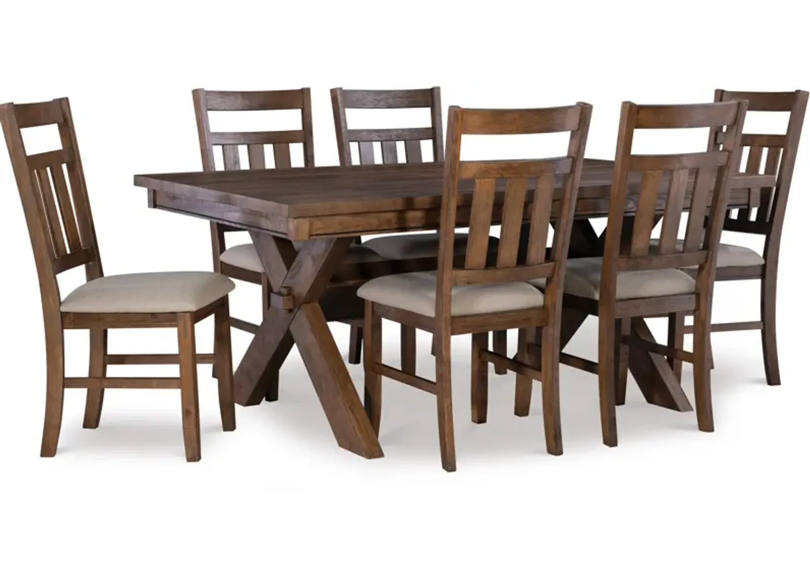 Tonja 7-Piece Dining Set - Brown