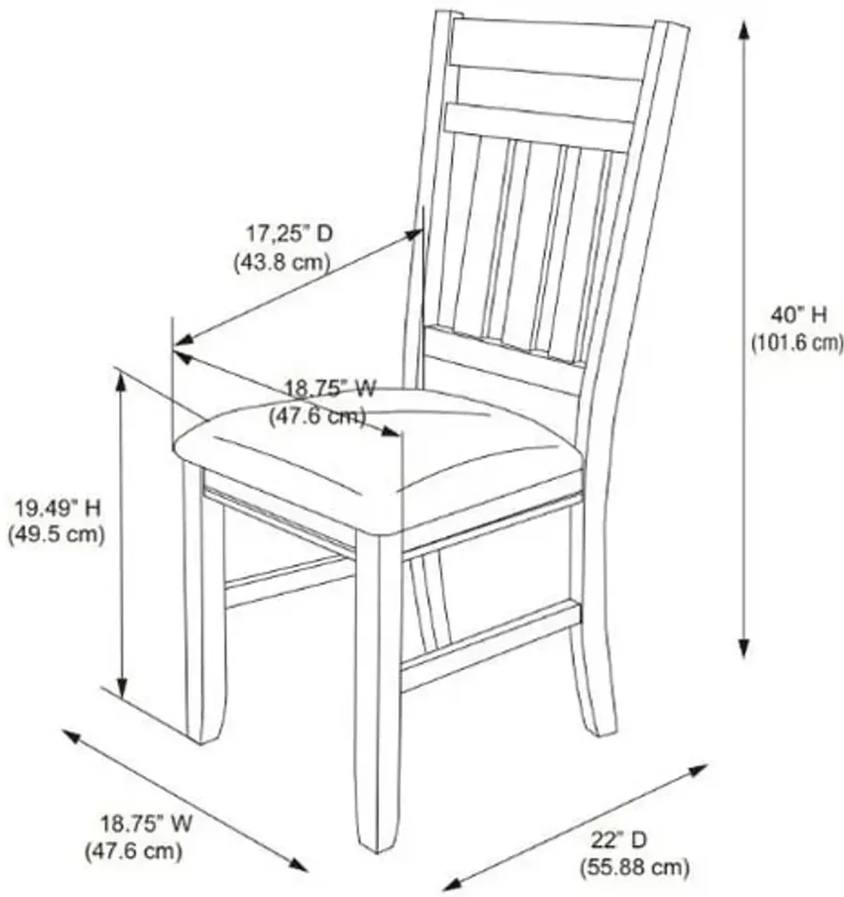 Tonja Set of 2 Dining Chairs - White