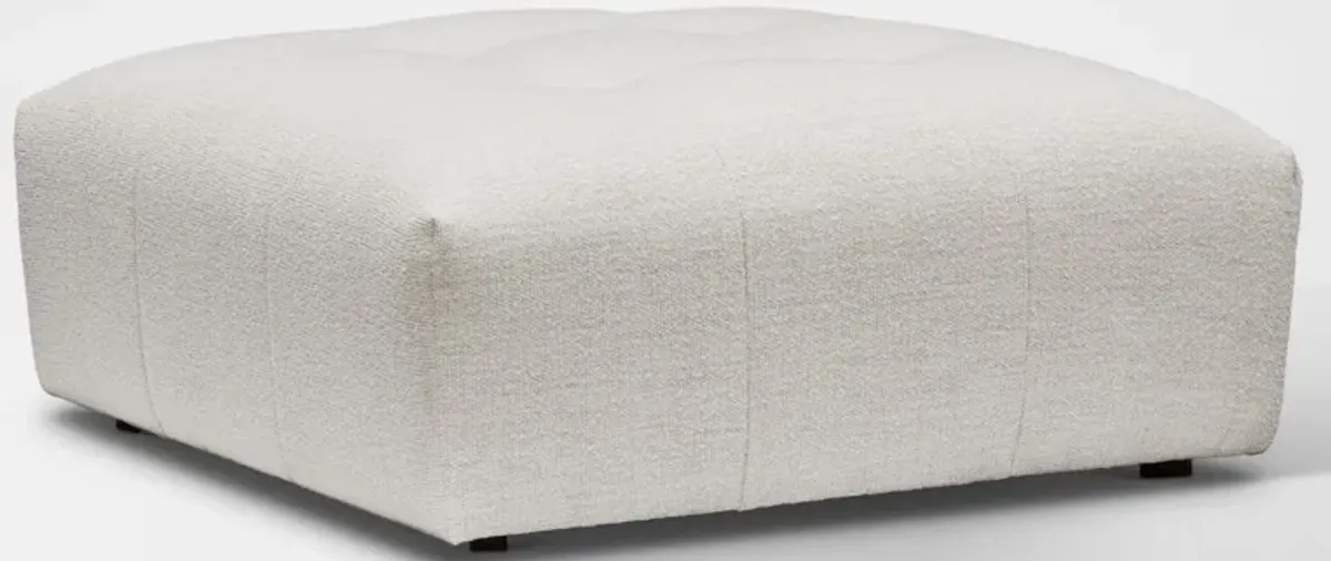 Bliss Ottoman - Ivory