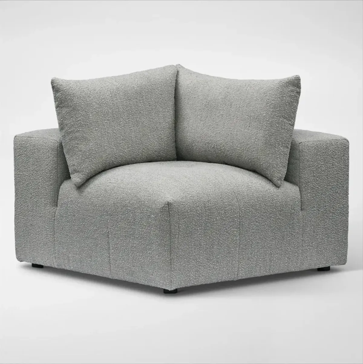 Bliss Corner Chair - Gray