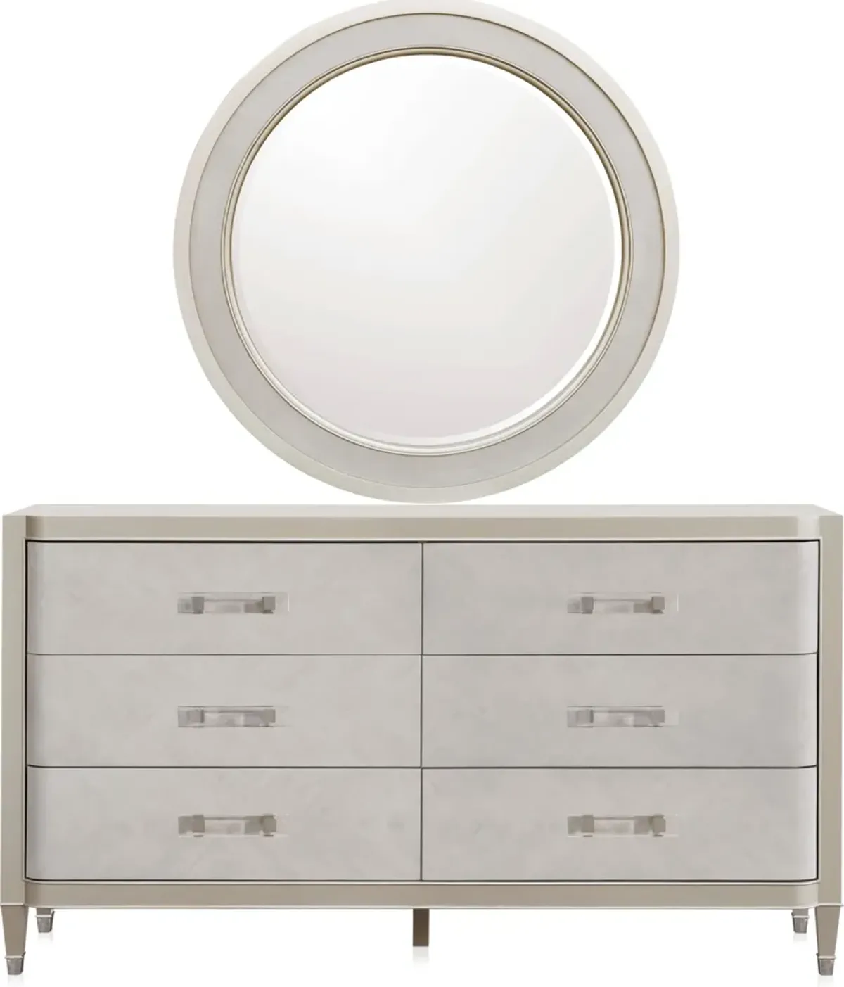 Paris Dresser and Mirror