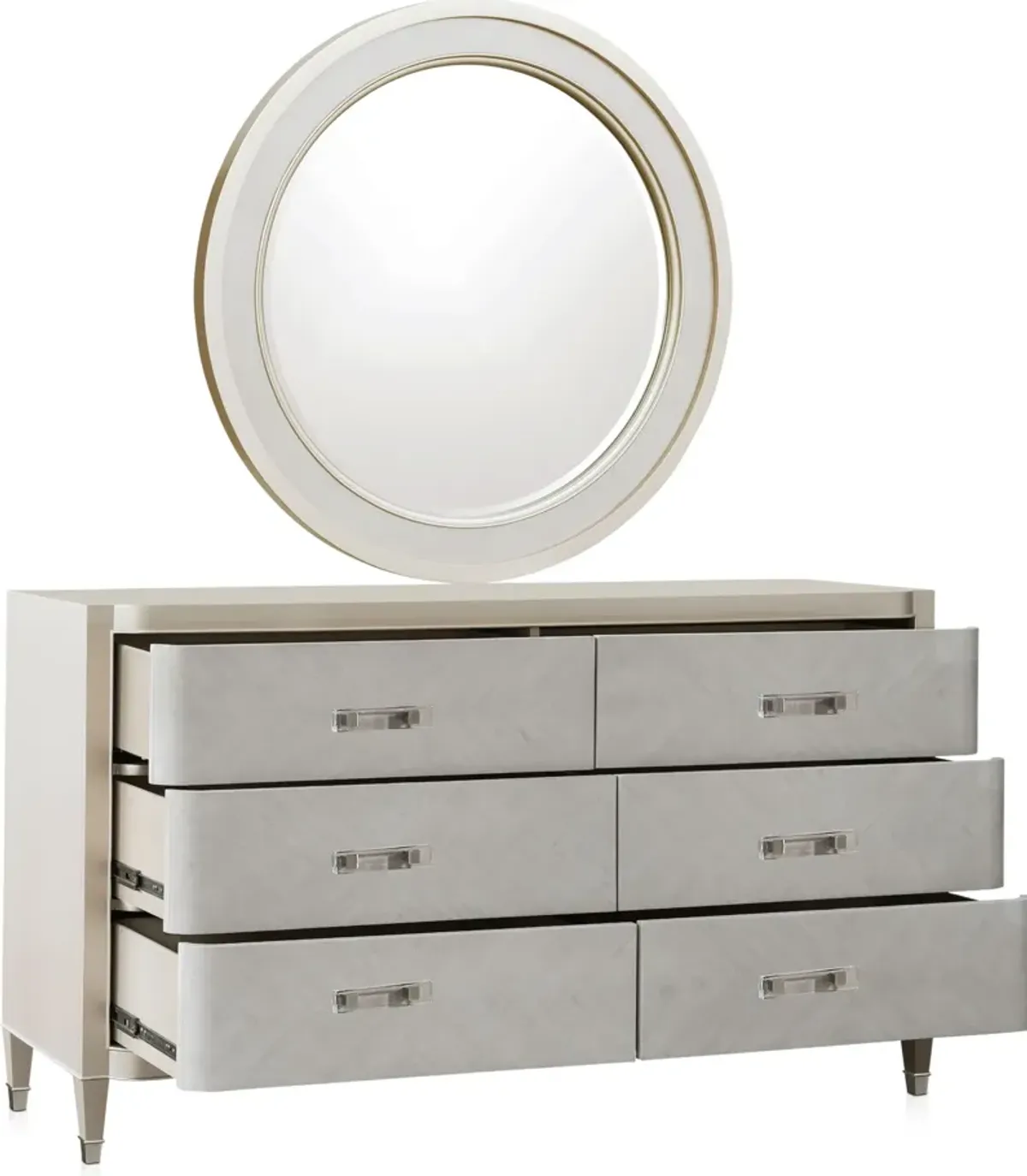 Paris Dresser and Mirror