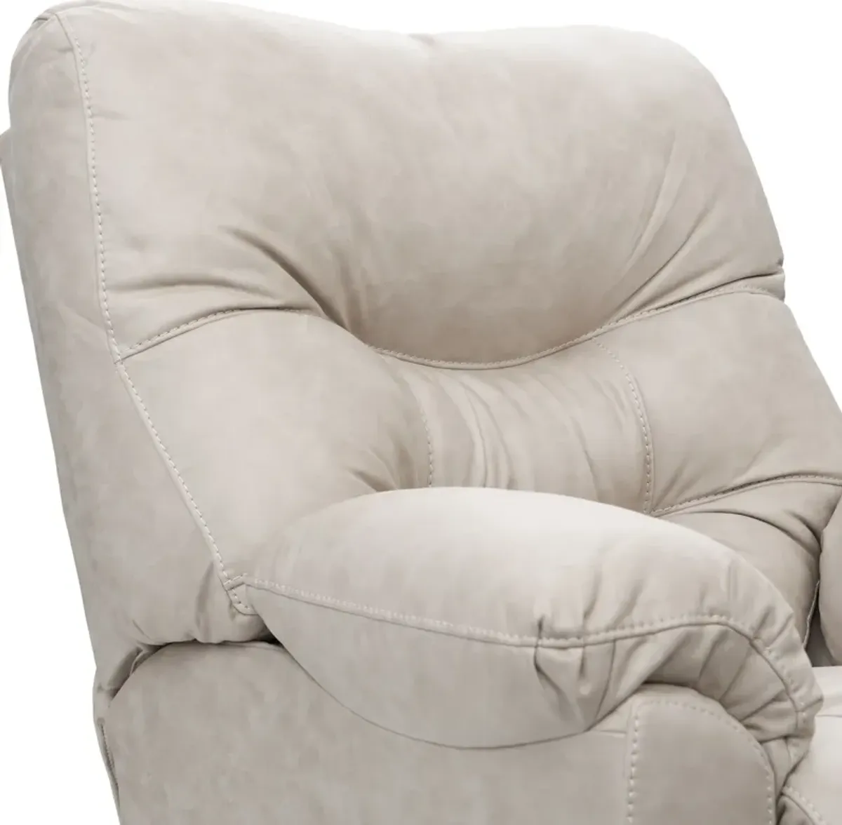 Russ Swivel Rocker Manual Recliner - Cream