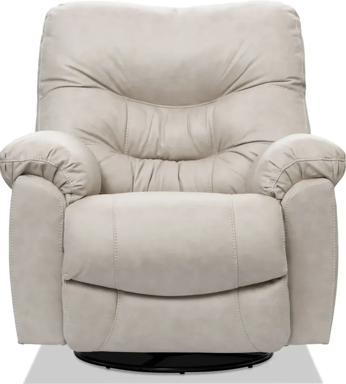 Russ Swivel Rocker Manual Recliner - Cream