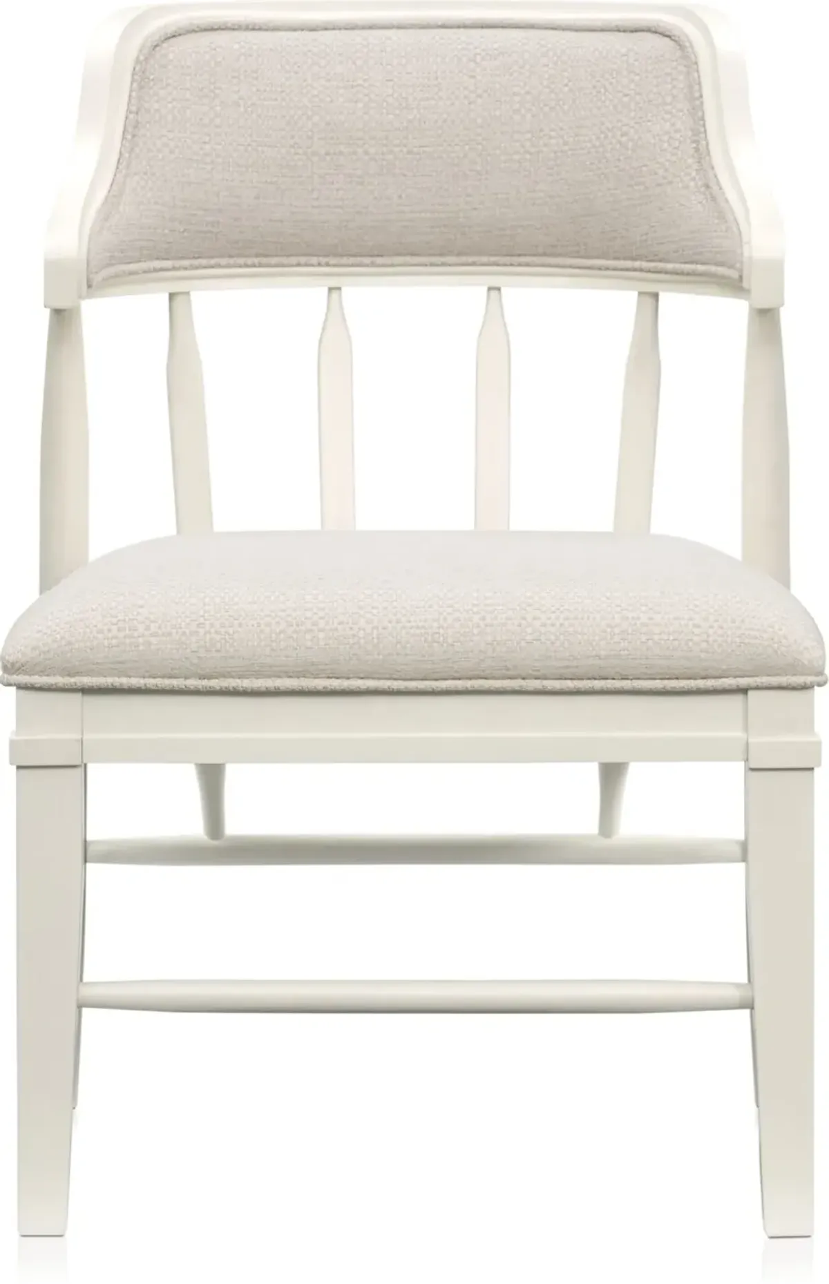 Willow Spring Extendable Dining Table, 2 Host Chairs and 4 Side Chairs - Ivory