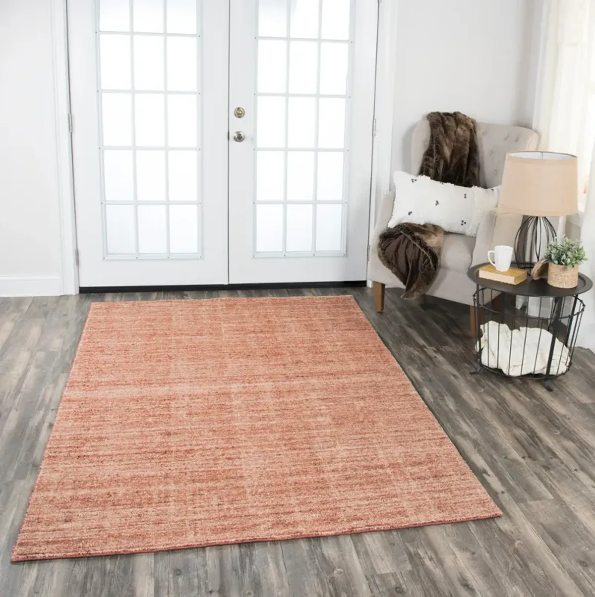 Simeon 5' x 8' Area Rug - Terracotta