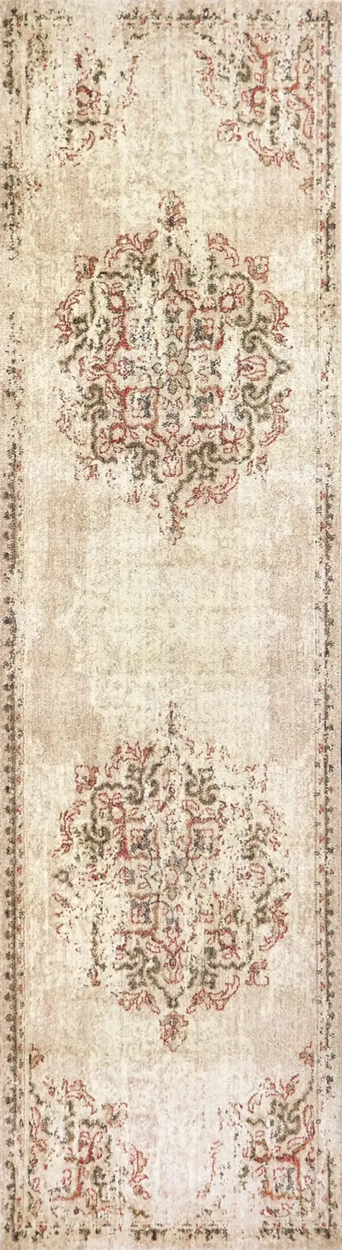 Avielle 2'6"' x 10' Area Rug - Cream