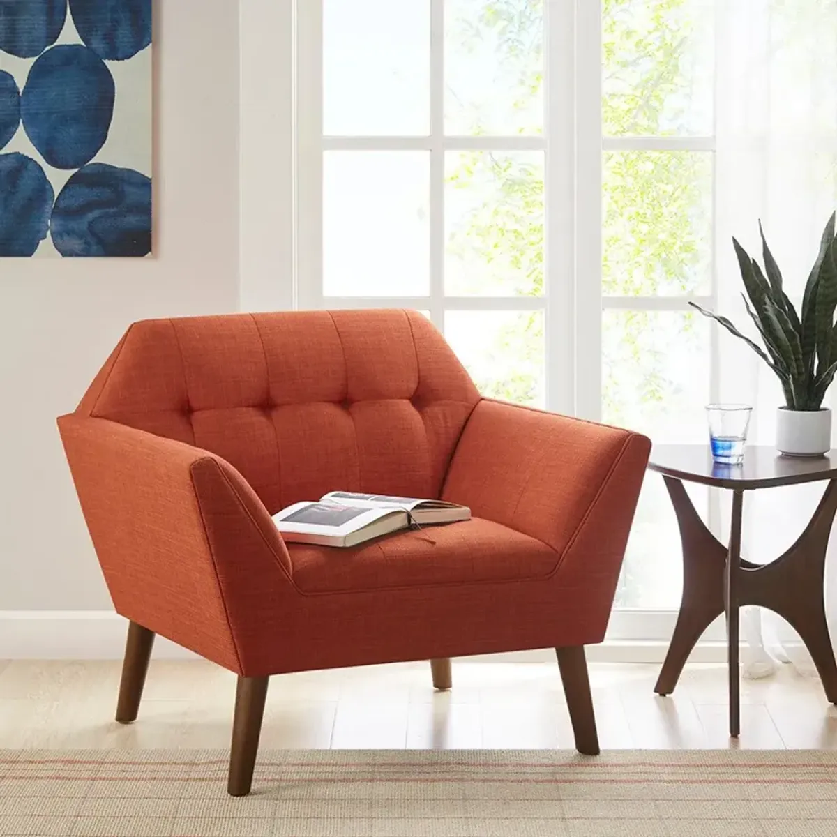 Laureen Accent Chair - Orange
