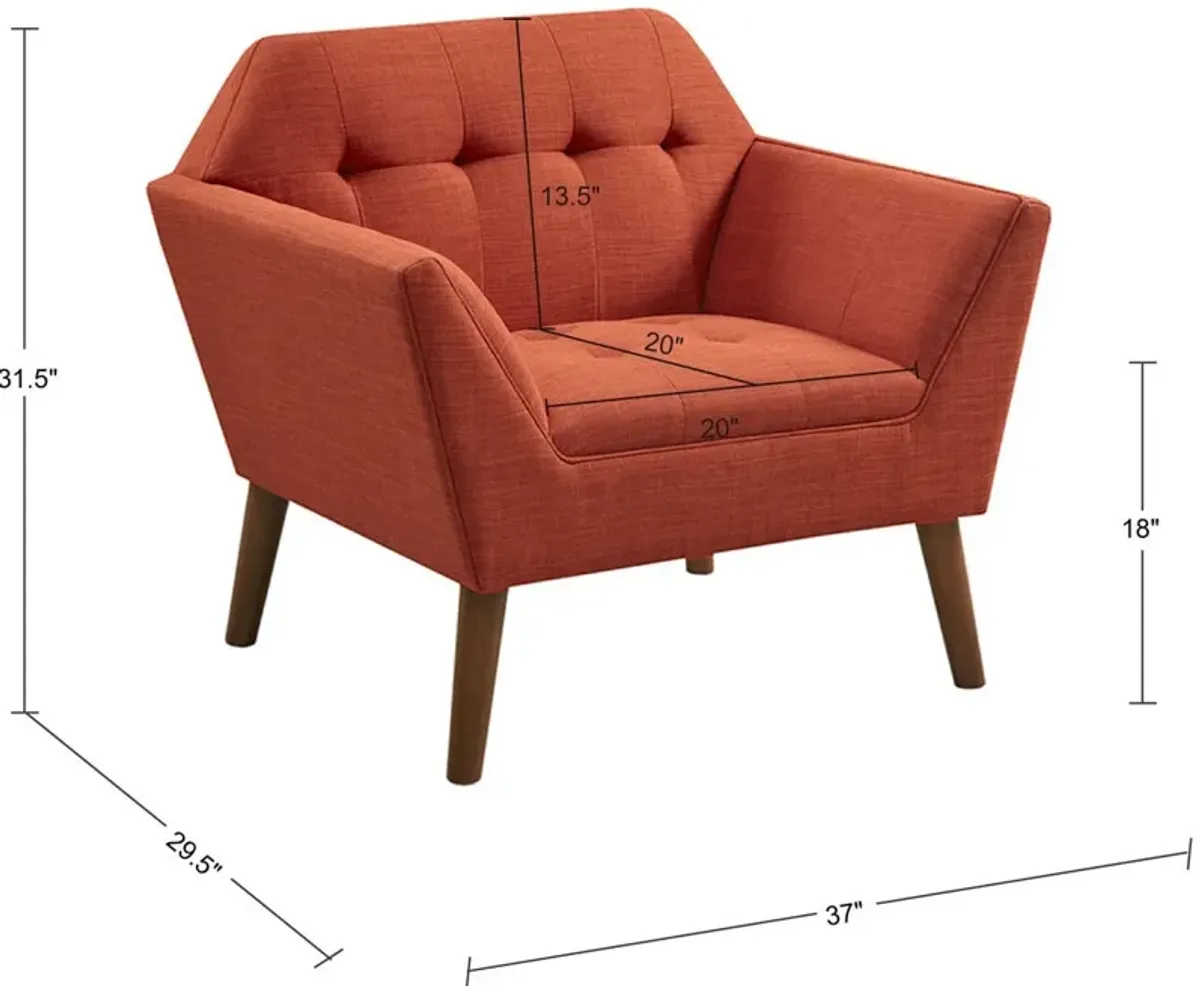 Laureen Accent Chair - Orange