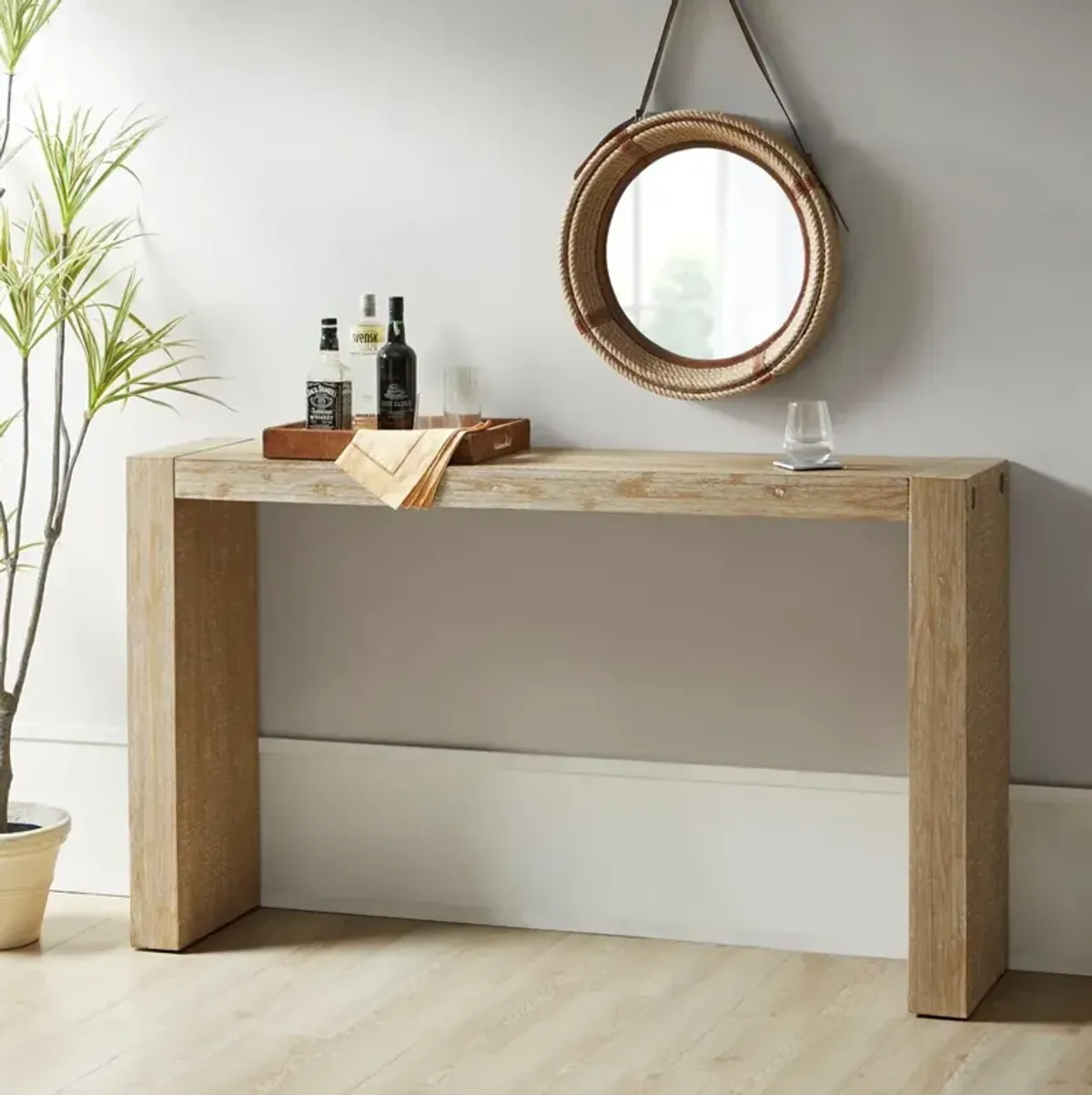 Simona 36" Console Table - Natural