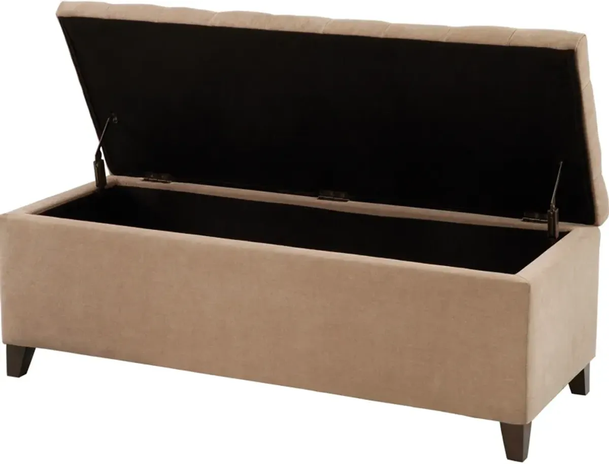 Wilmer Storage Bench - Sand