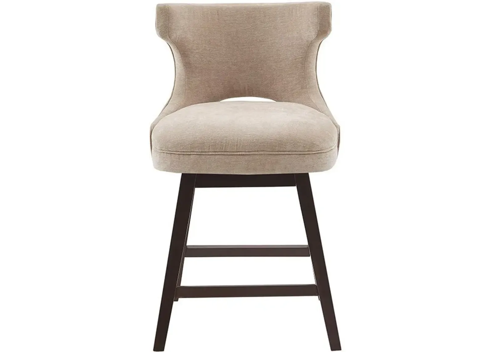 Wilma Swivel Counter-Height Stool - Beige