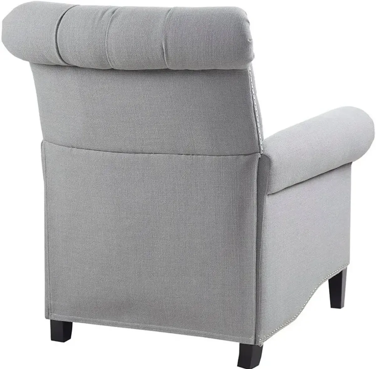 Peter James Push-Back Recliner - Gray