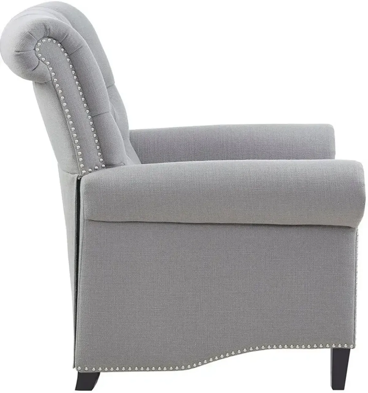 Peter James Push-Back Recliner - Gray