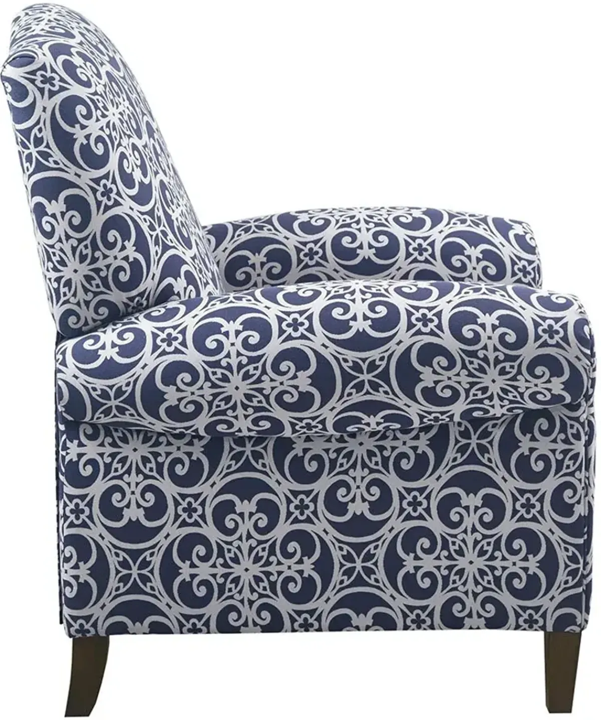 Ginny Push-Back Recliner - Blue