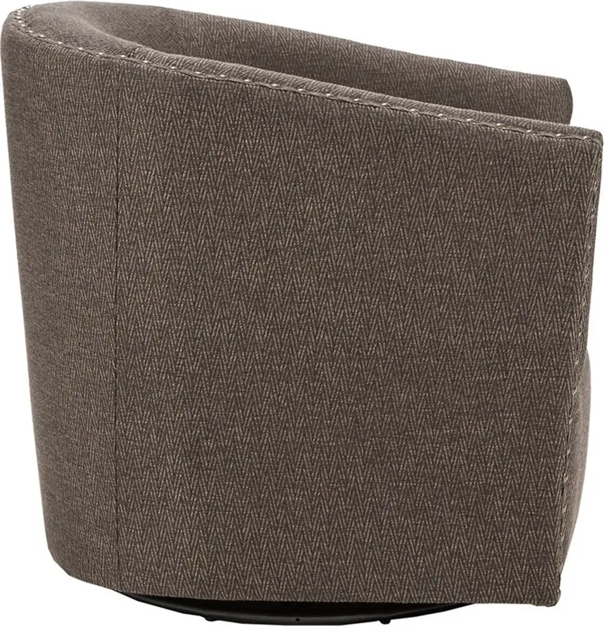 Meredith Swivel Chair - Dark Brown