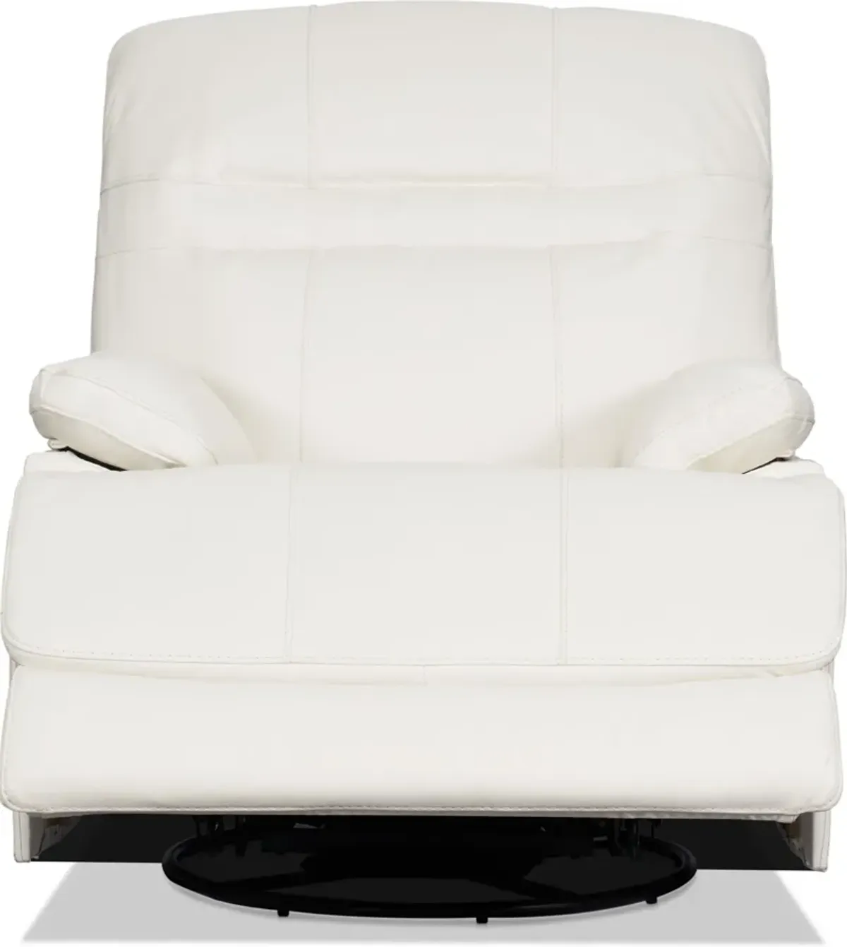 Noles Manual Gliding Recliner - White