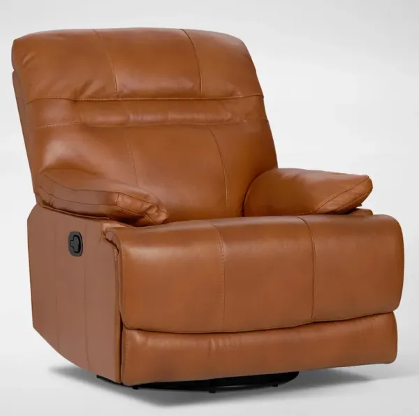 Noles Manual Gliding Recliner - Brown