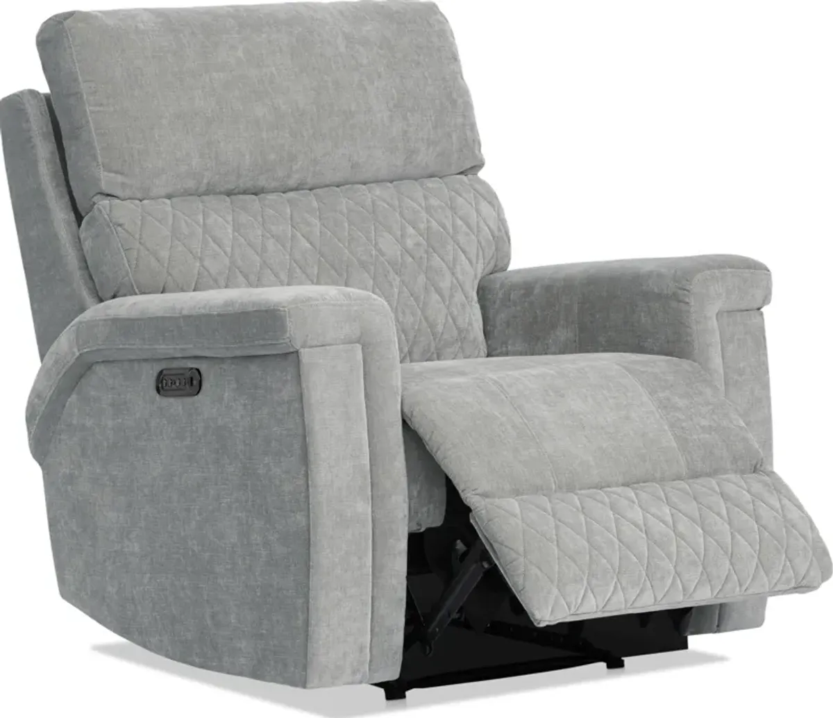 Maxie Dual-Power Recliner - Dove