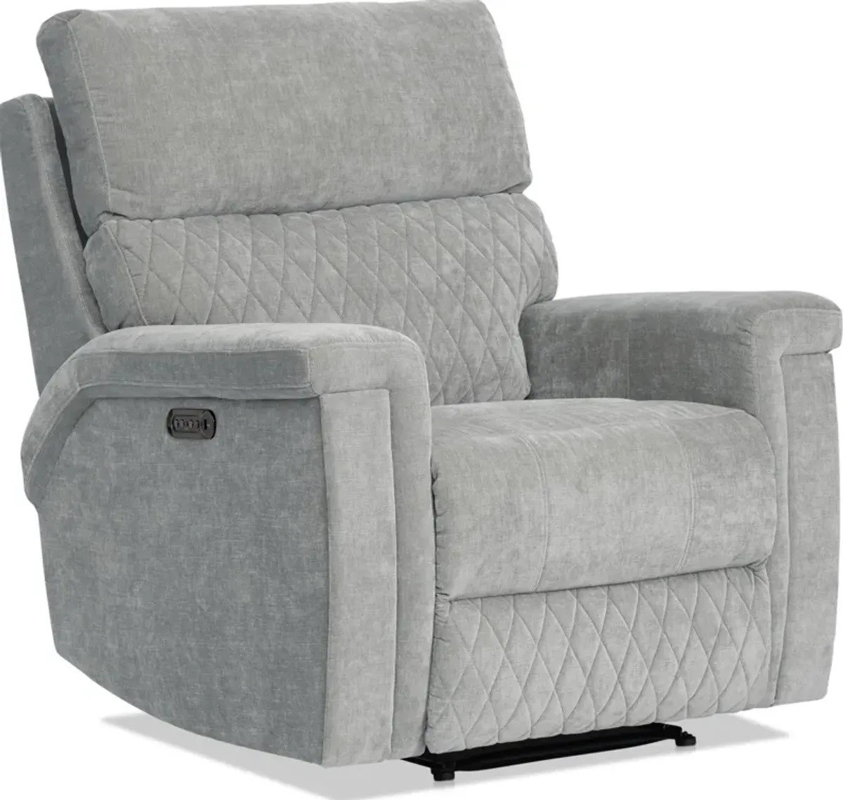 Maxie Dual-Power Recliner - Dove