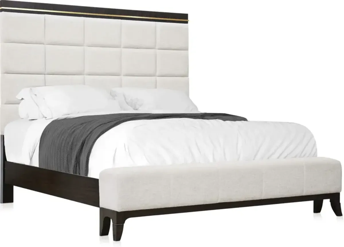 Manhattan 5-Piece King Bedroom Set with Bed, Dresser and Mirror