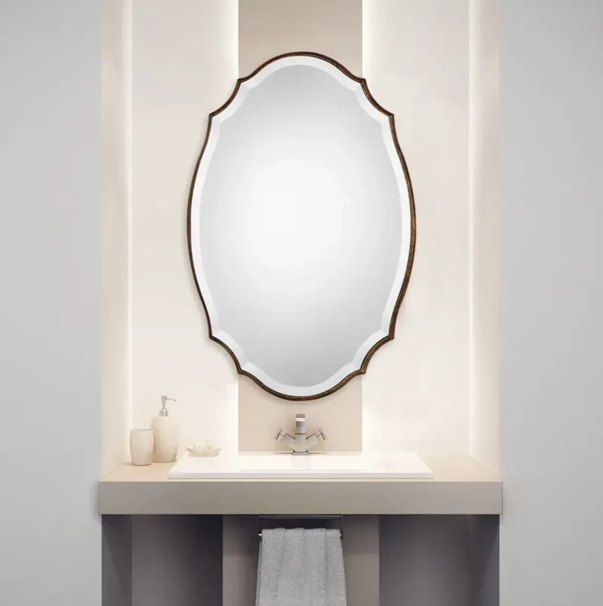 Adesola 30'' x 20'' Wall Mirror