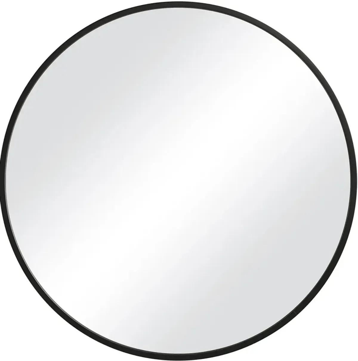 Karin 37'' Round Wall Mirror - Black