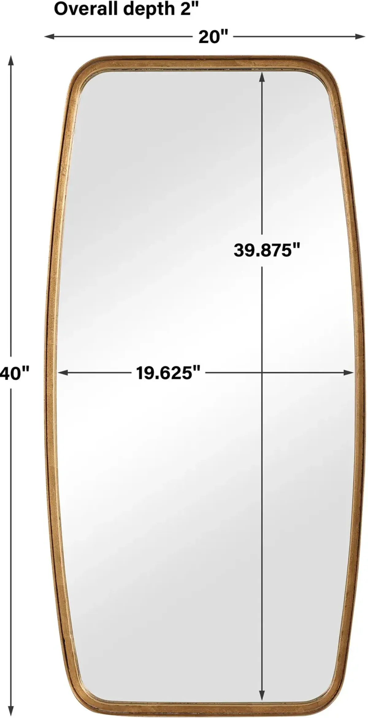 Seton 40'' x 20'' Wall Mirror