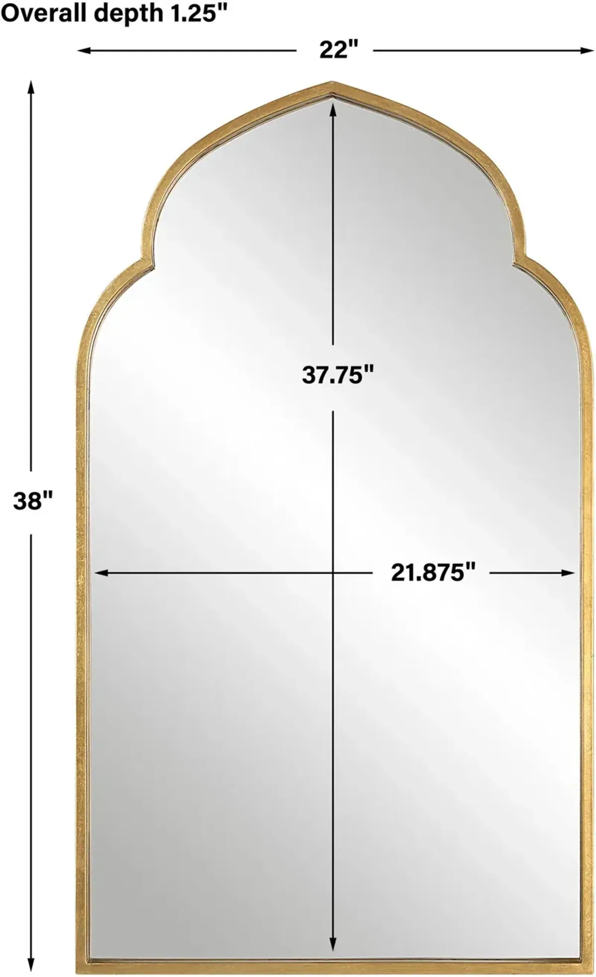 Consuelo 38'' x 22'' Wall Mirror