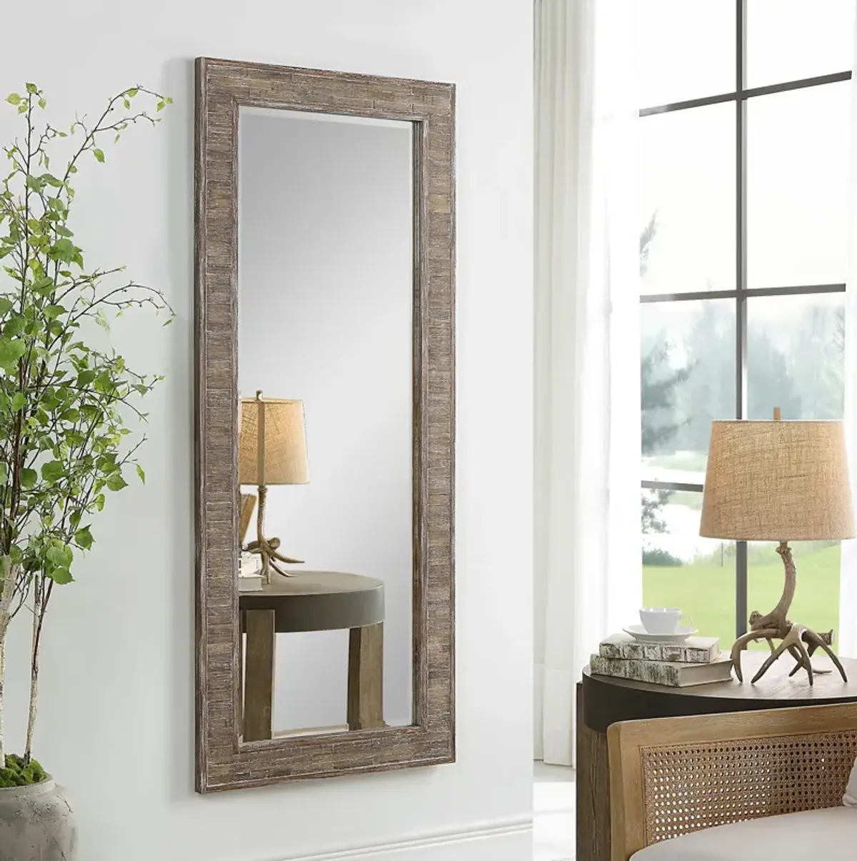 Carrillo 65'' x 27'' Wall Mirror