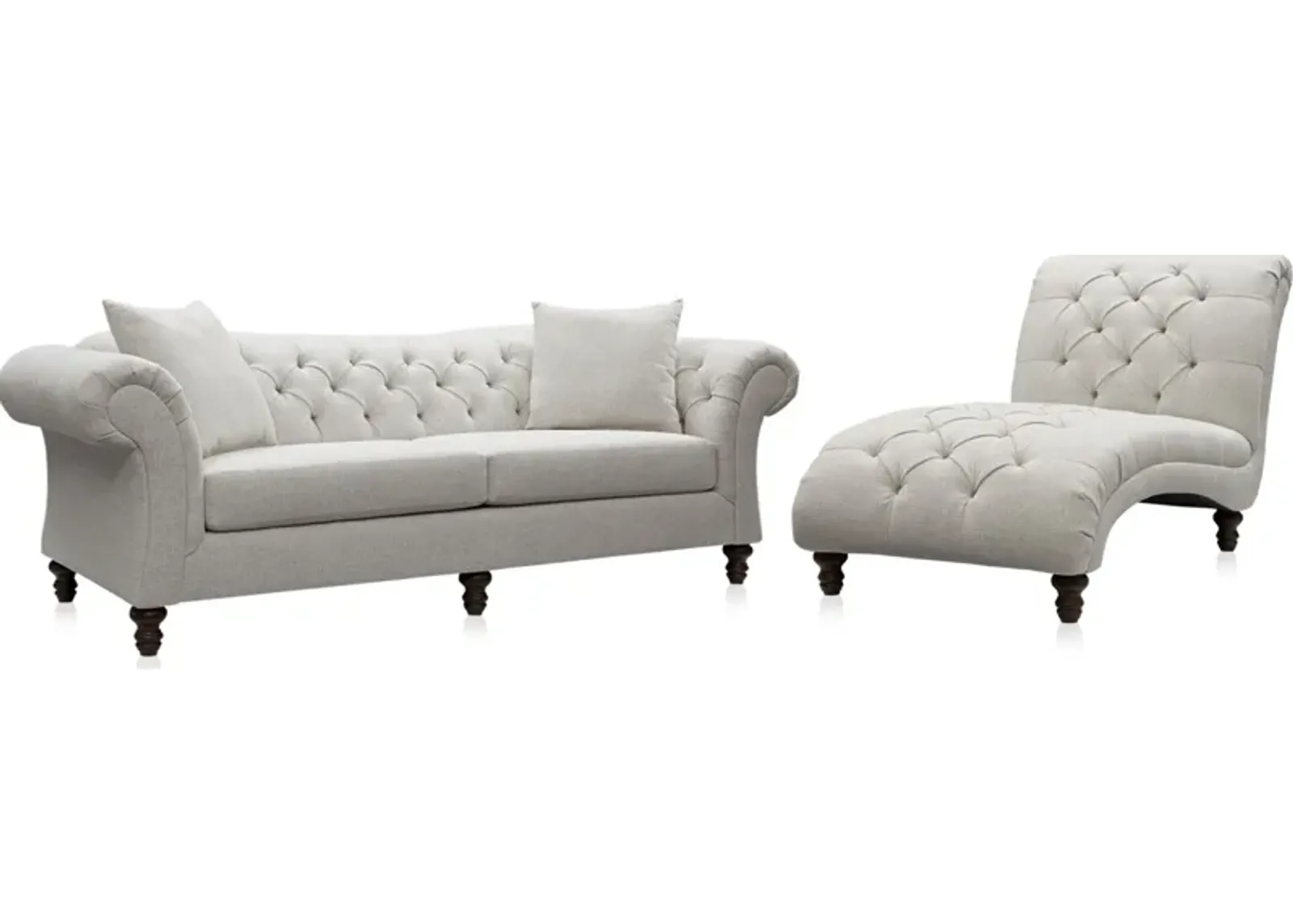 Leah Sofa and Chaise - Sand