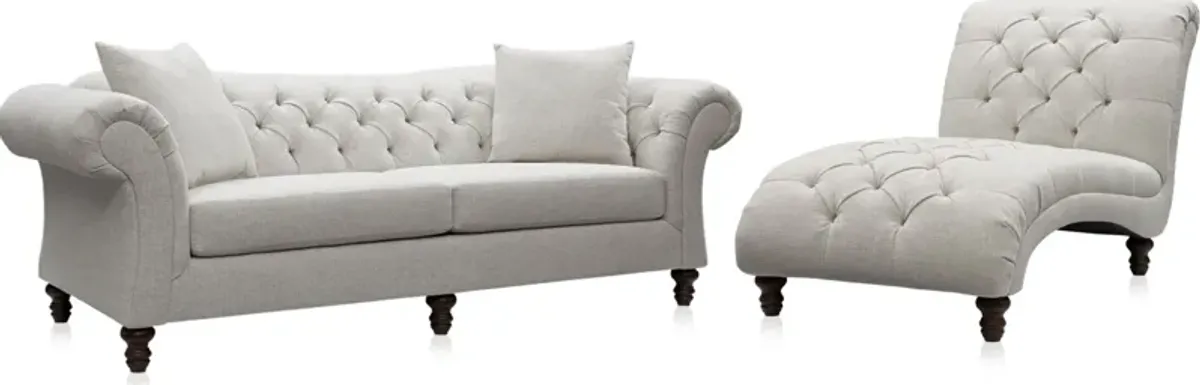 Leah Sofa and Chaise - Sand