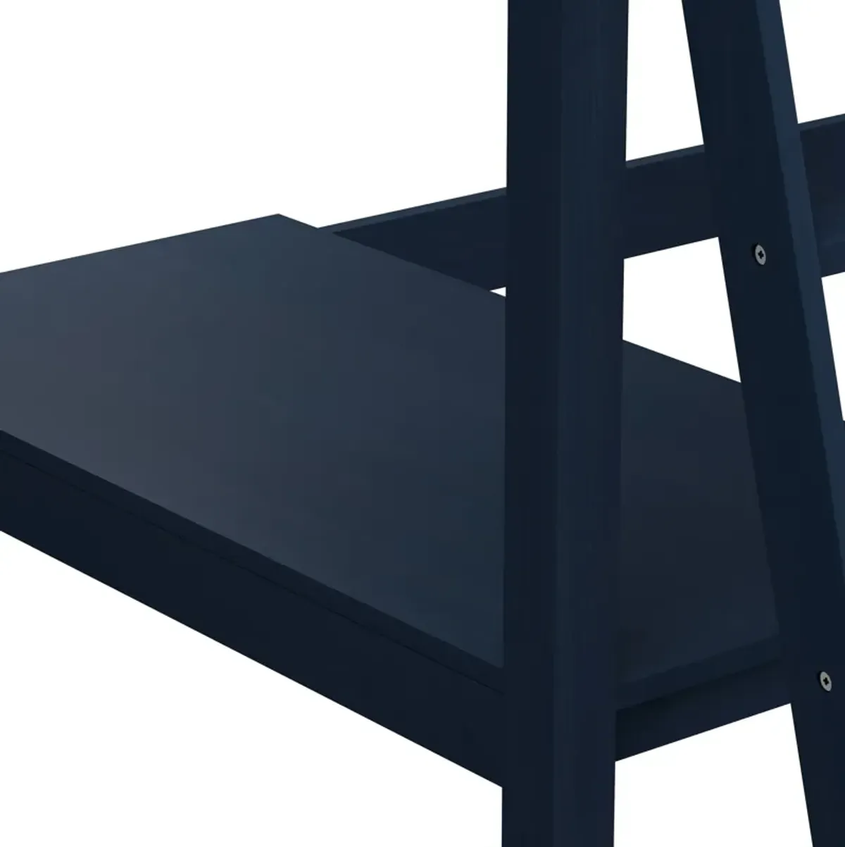 Elara Twin Loft Bed with Desk - Navy