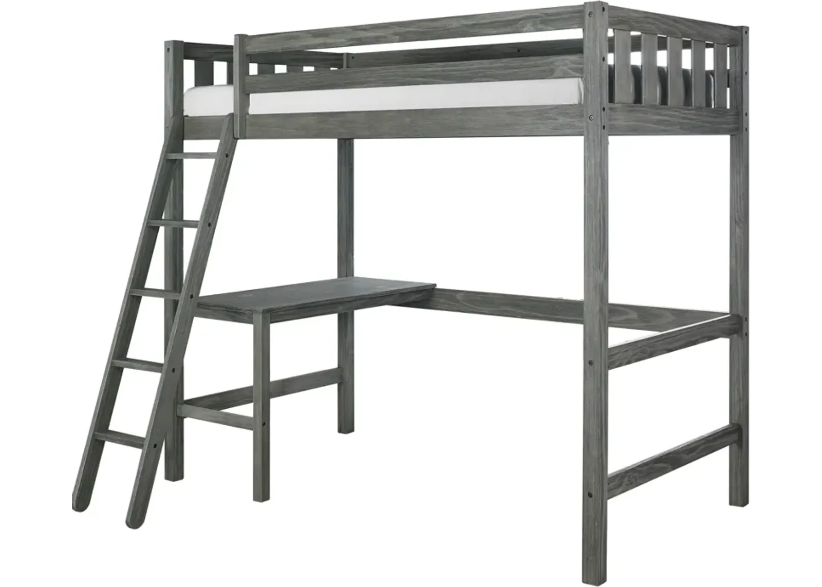 Averill Twin Loft bed with Desk