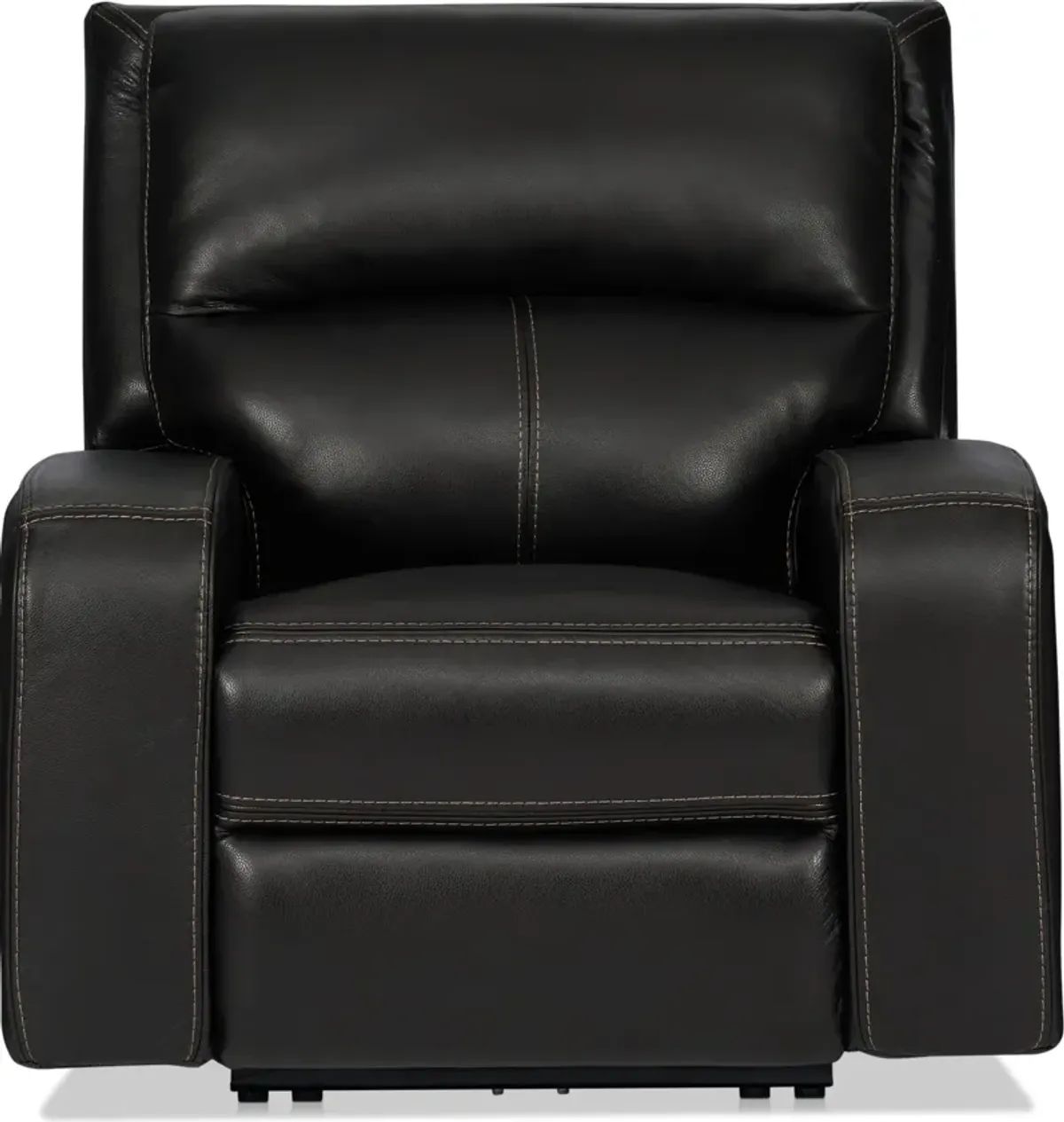 Burke Dual-Power Leather Recliner