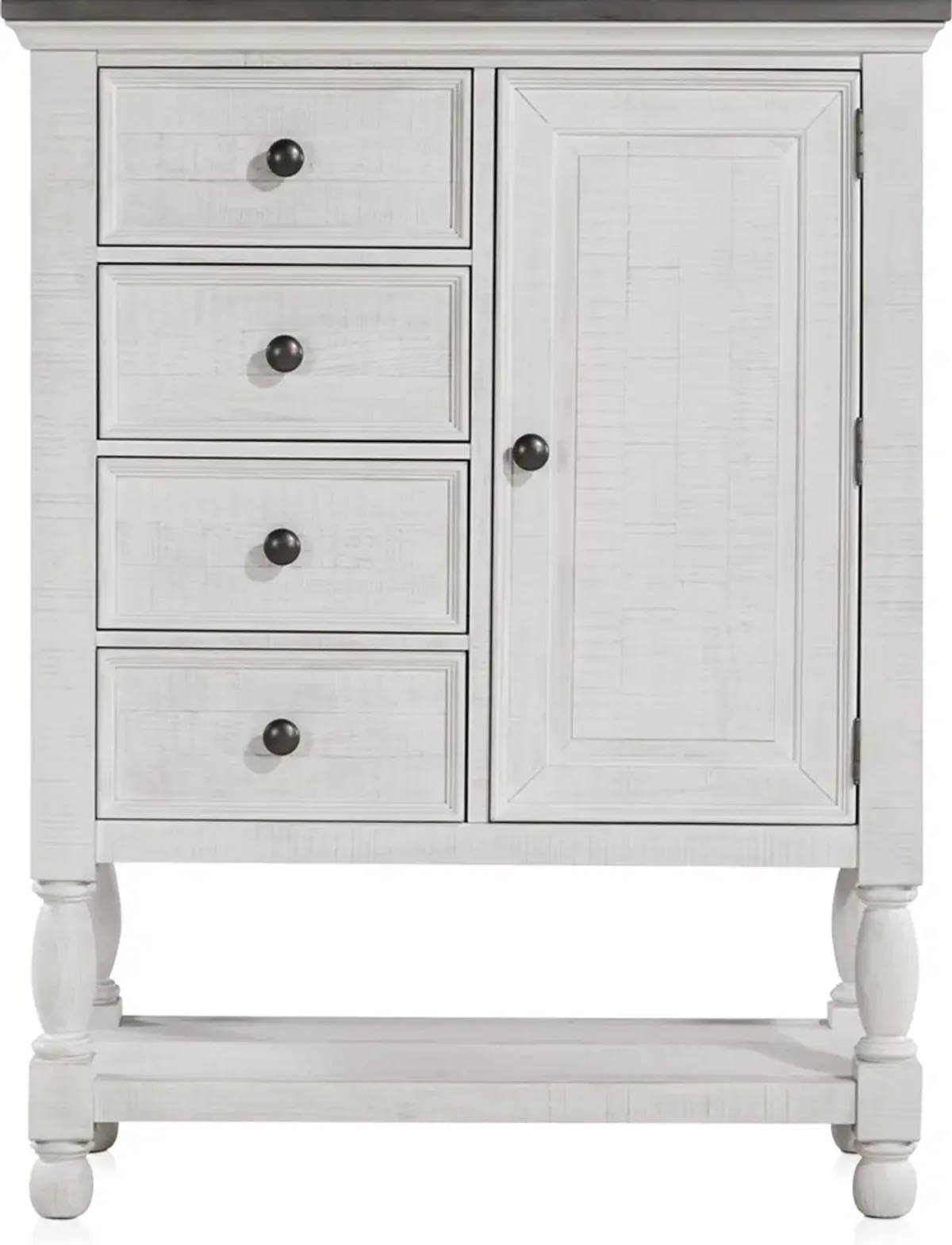 Riverview Door Chest - White