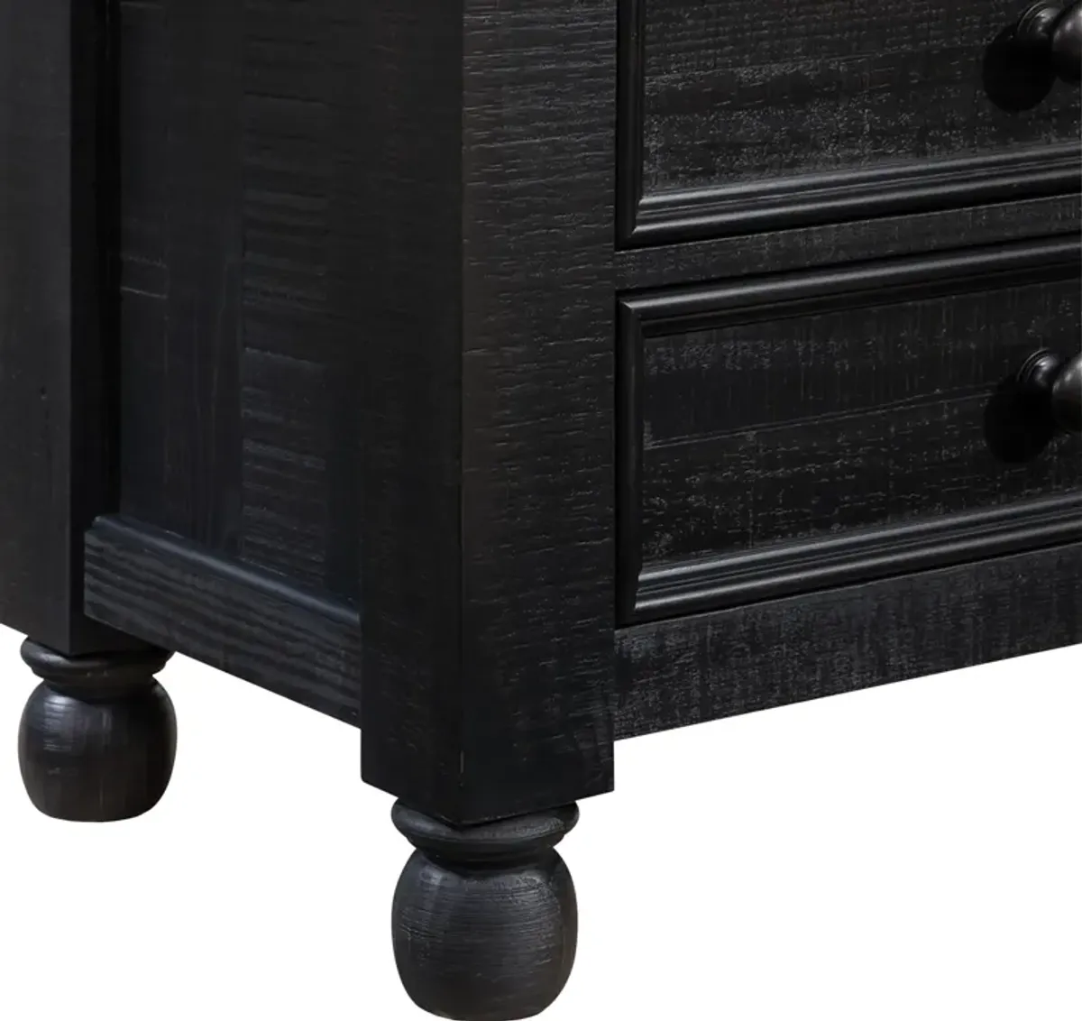 Riverview Nightstand with USB Charging - Black