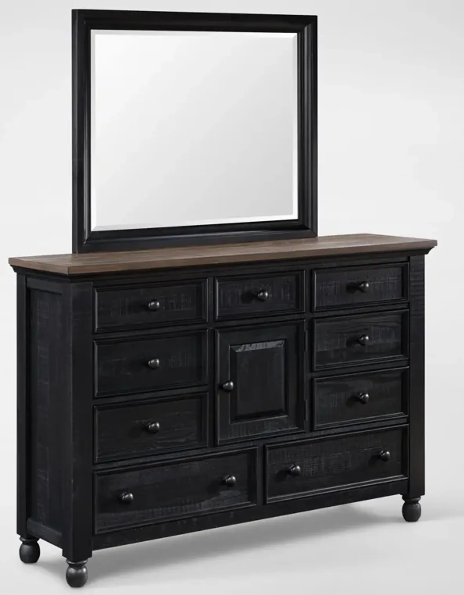 Riverview Dresser and Mirror - Black