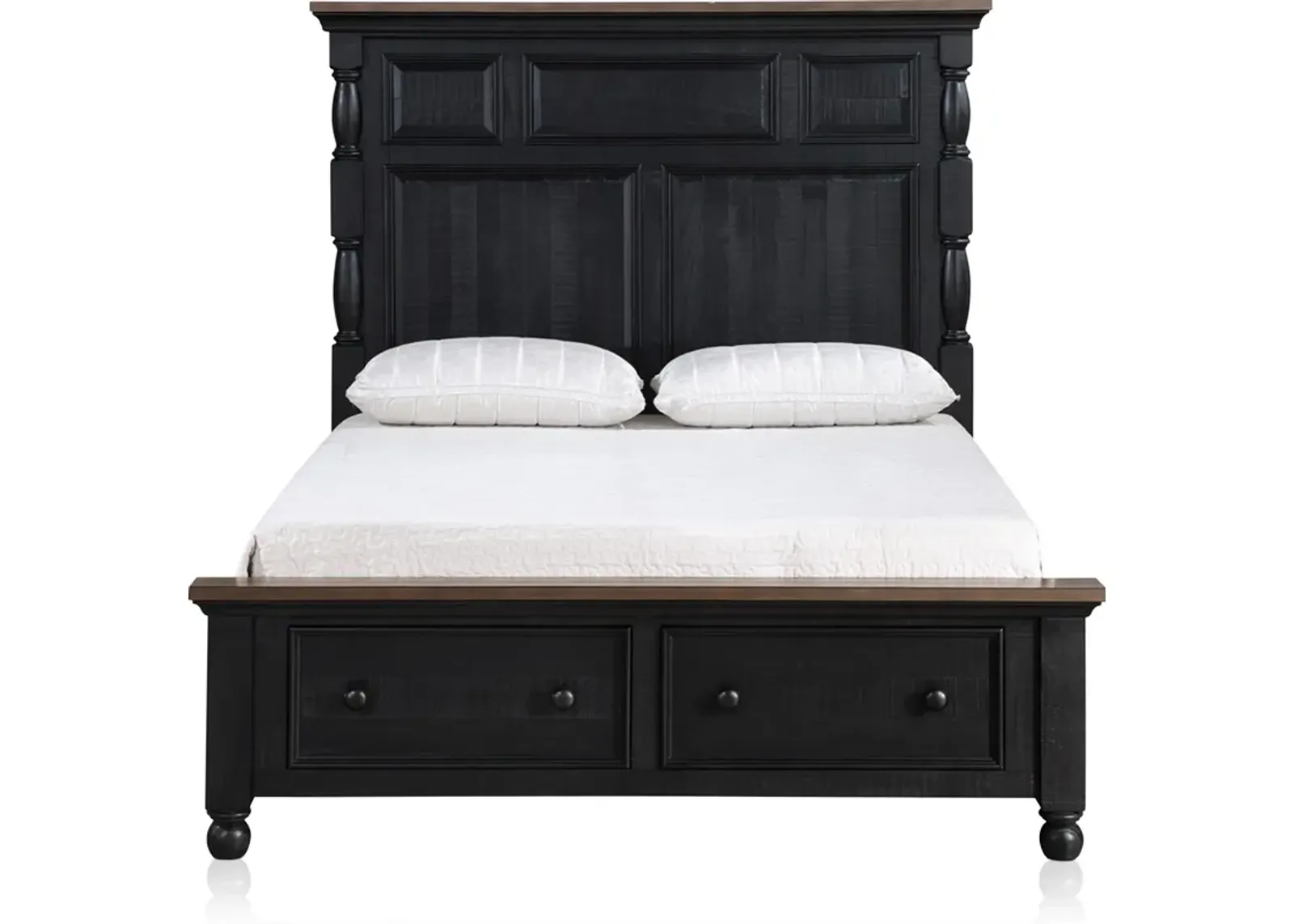 Riverview King Storage Bed - Black