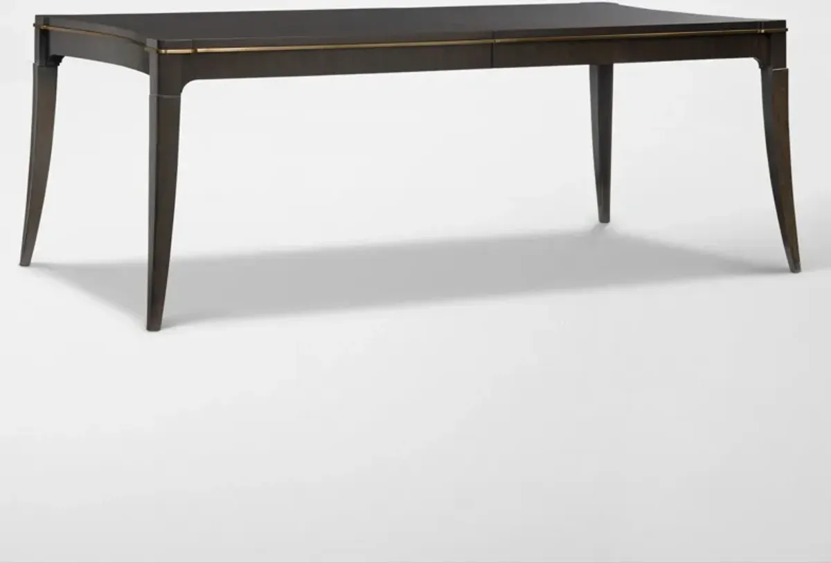 Manhattan Rectangular Dining Table with 6 Splat-Back Side Chairs