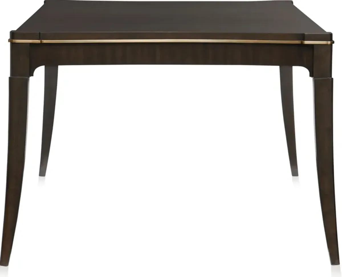 Manhattan Rectangular Dining Table with 10 Splat-Back Side Chairs