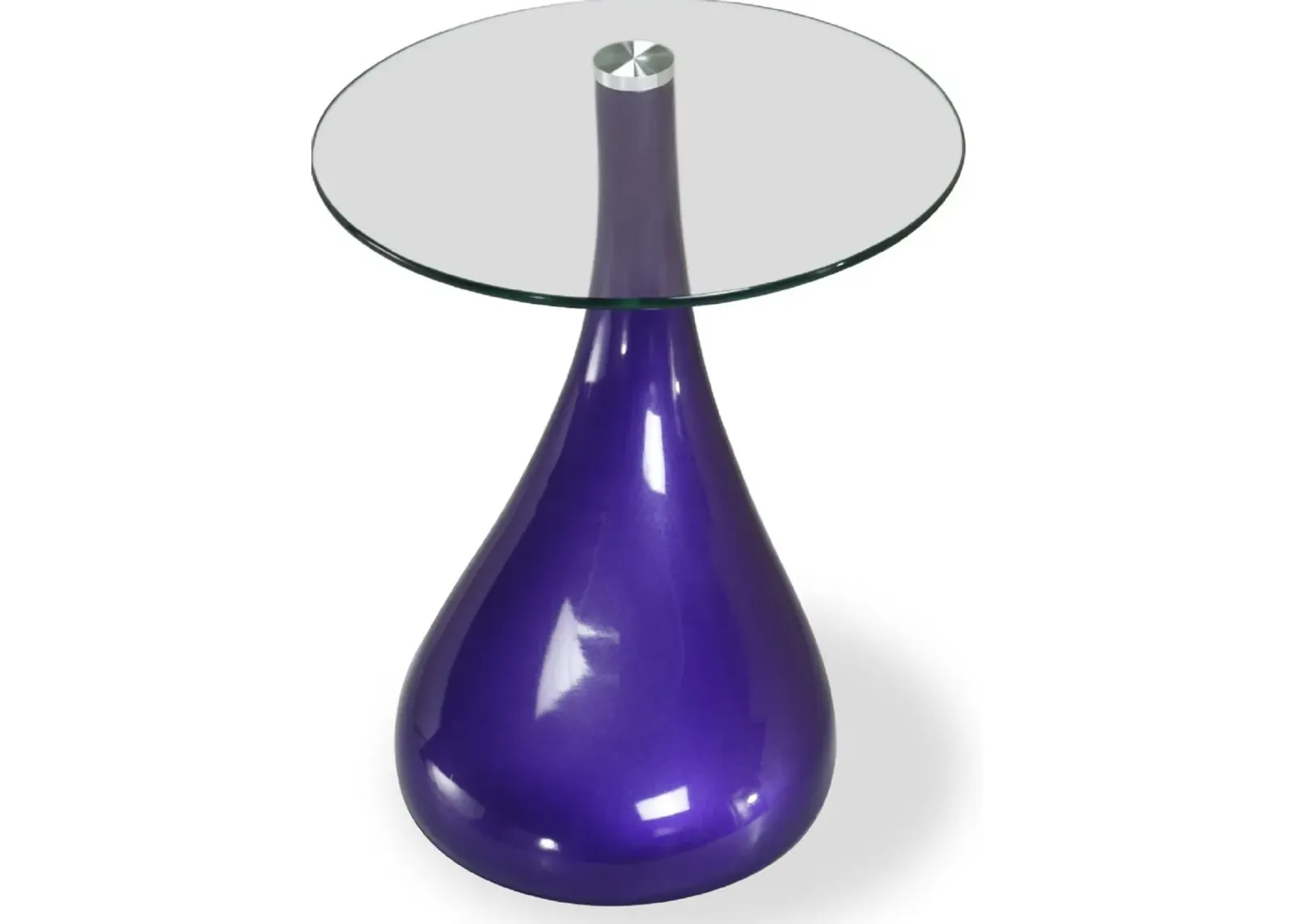 Draco Accent Table - Purple