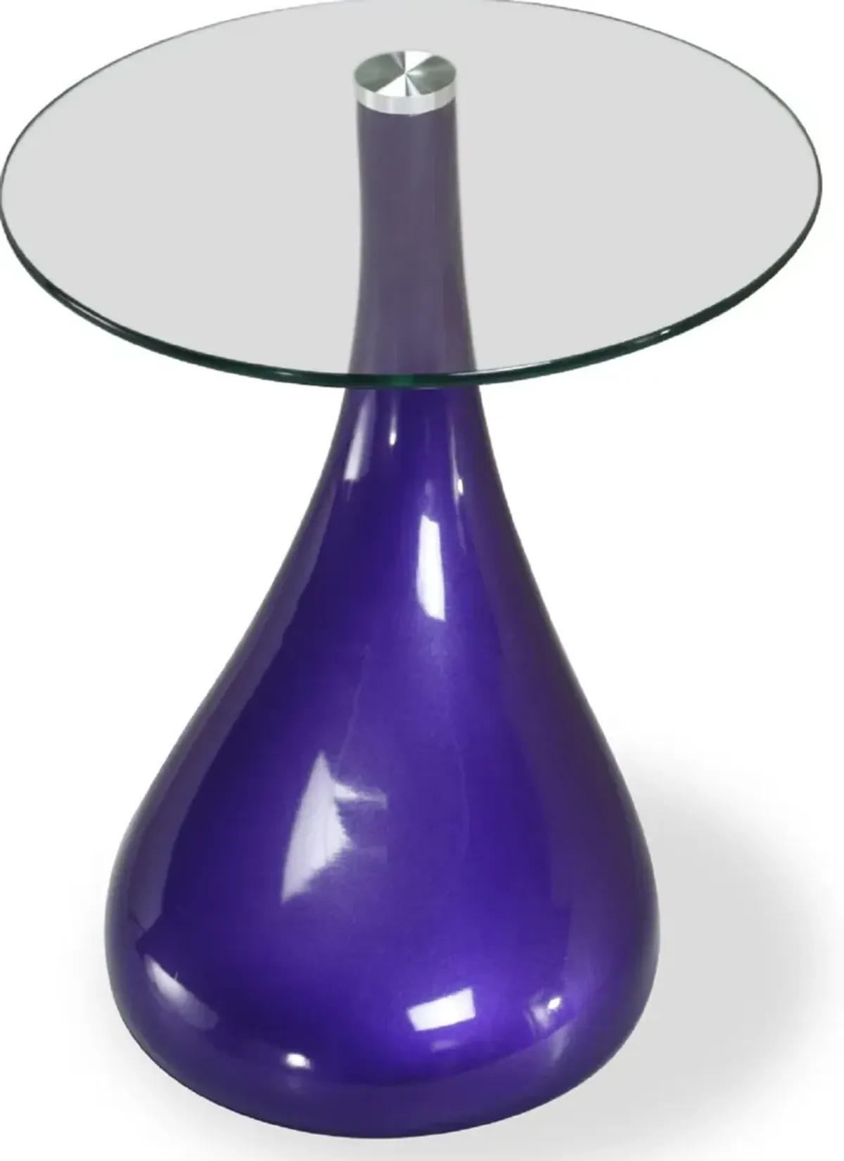 Draco Accent Table - Purple