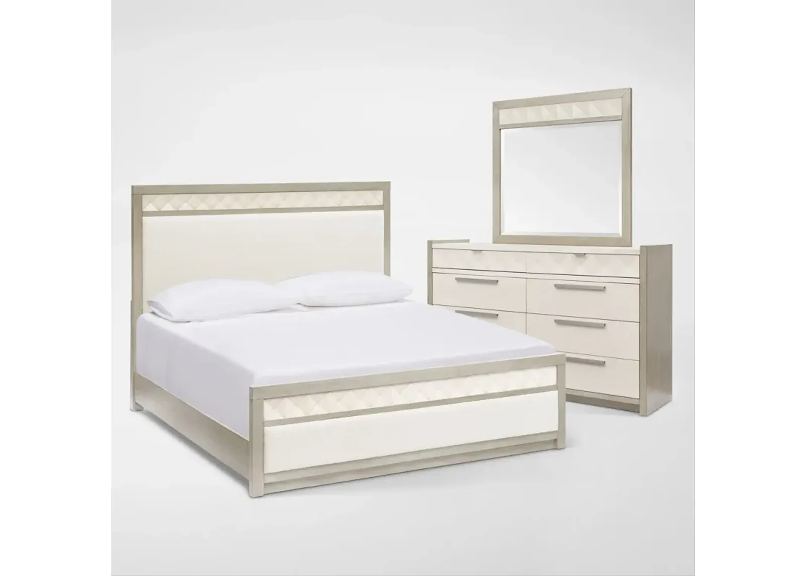 Coronado 5-Piece Queen Bedroom Set with Dresser and Mirror