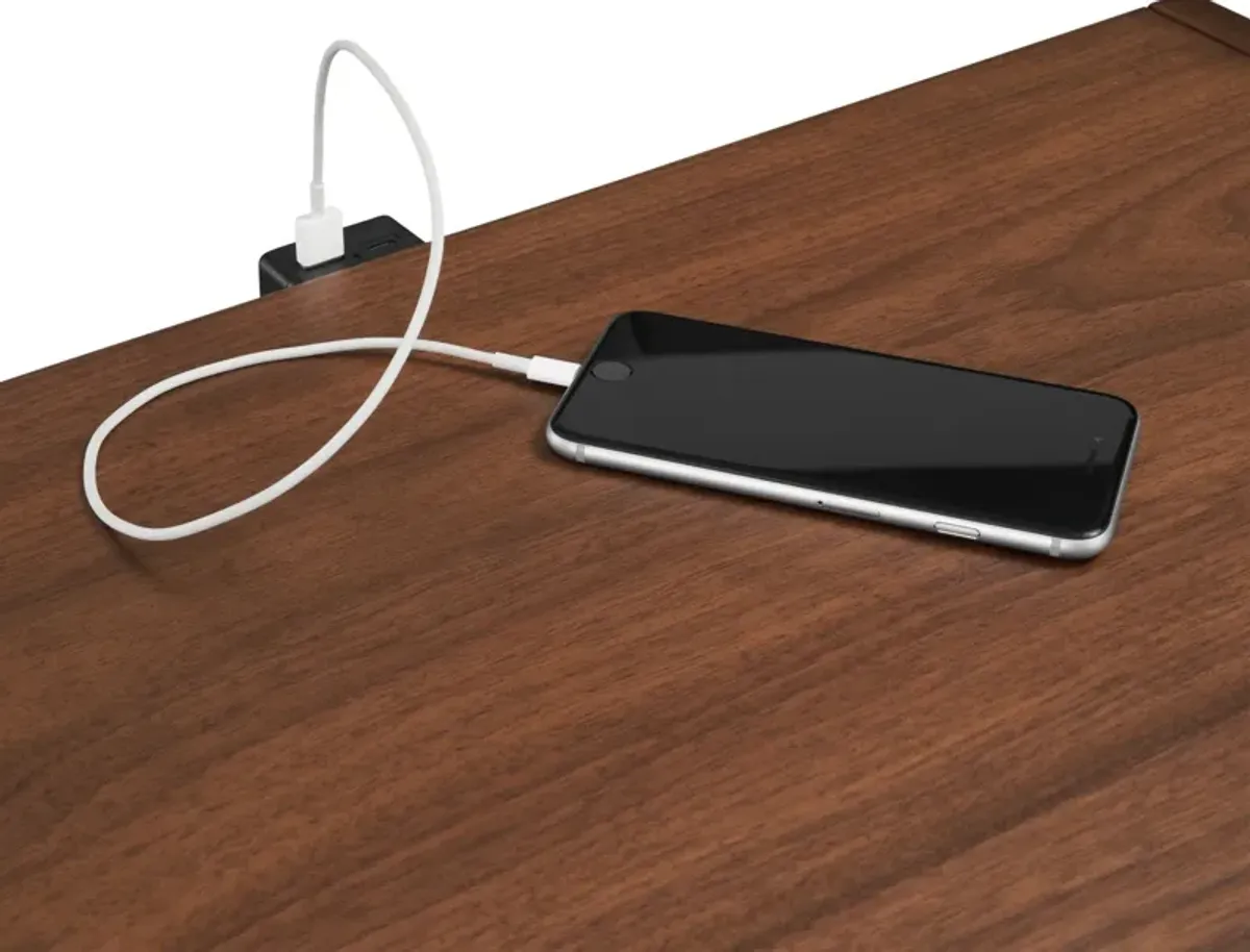 Chicago Nightstand with USB Charging