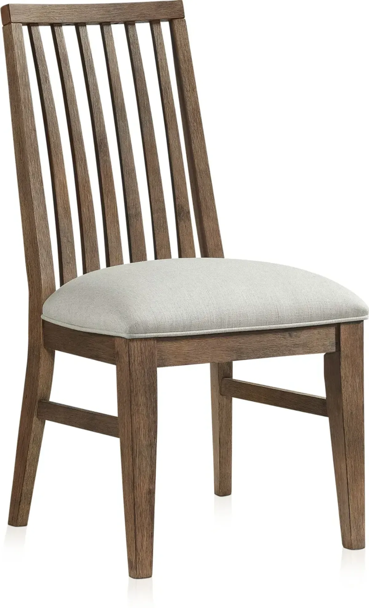 Madrid Slat-Back Dining Chair - Oak