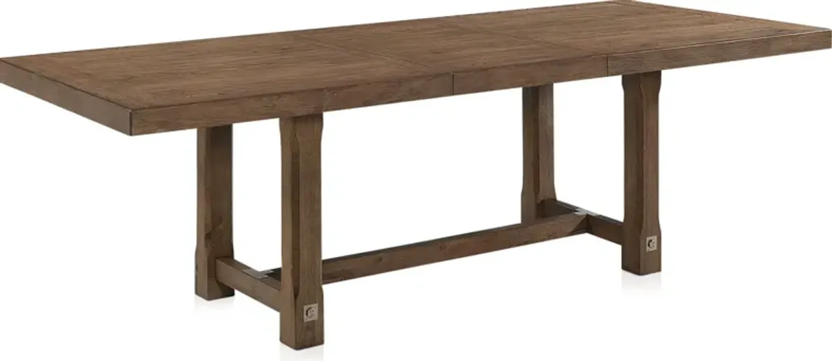 Madrid Extendable Rectangular Dining Table - Oak